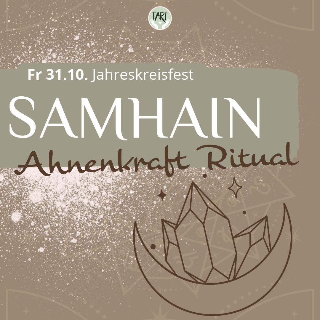 Samhain Jahreskreisfest am 31.10. mit Ahnenkraft und Kristallen.